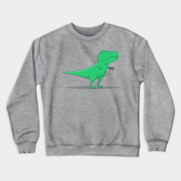 T-Rex #selfie Crewneck Sweatshirt by SergioDoe